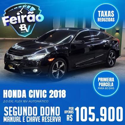 HONDA CIVIC 2.0 16V FLEXONE EXL 4P CVT